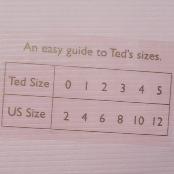 TED BAKER BODYCON FLORAL DRESS SLEEVELESS DROP SLEEVES WOMEN’S SIZE 0 (US 2) - Picture 8 of 8